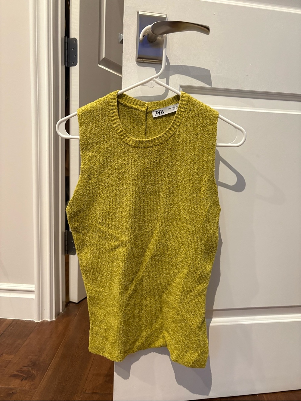 Zara high low sweater tank S